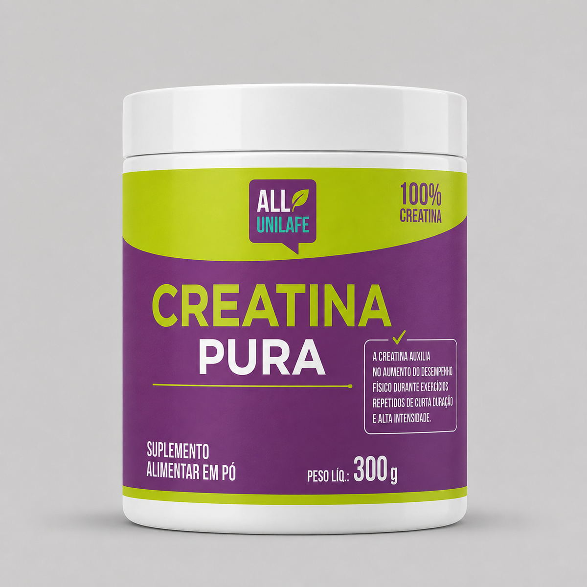 Creatina Pura | 300g | 100% Creatina Monohidratada